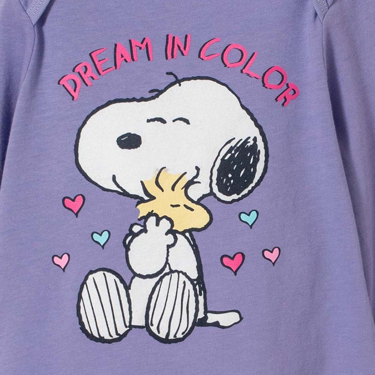 SNOOPY - Pijama de Snoopy pantalón largo multicolor para bebé niña