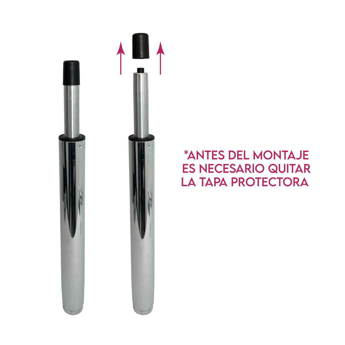 DIMATEX LEON - Set X2 Silla Bar Butaco Alta Giratoria Pvc Barra Cocina Reffresno Cafe Fresno X2