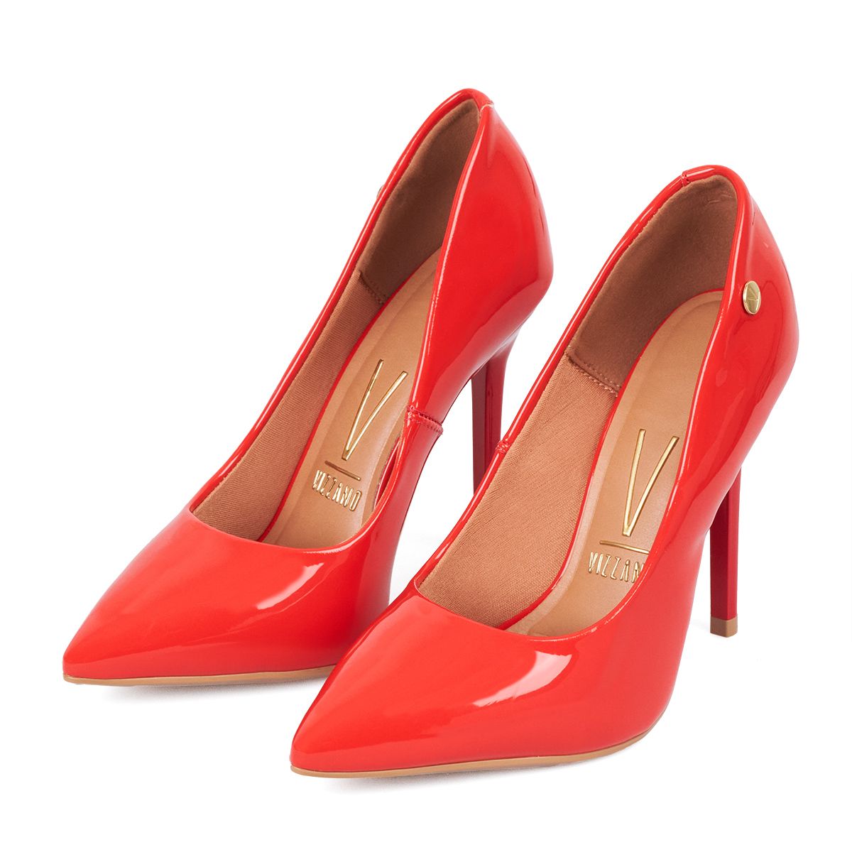 VIZZANO - Tacon Alto Stiletto Rojo-Rubi Vizzano