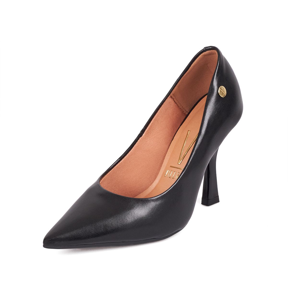 VIZZANO - Tacon Medio Stiletto Pump Negro Vizzano