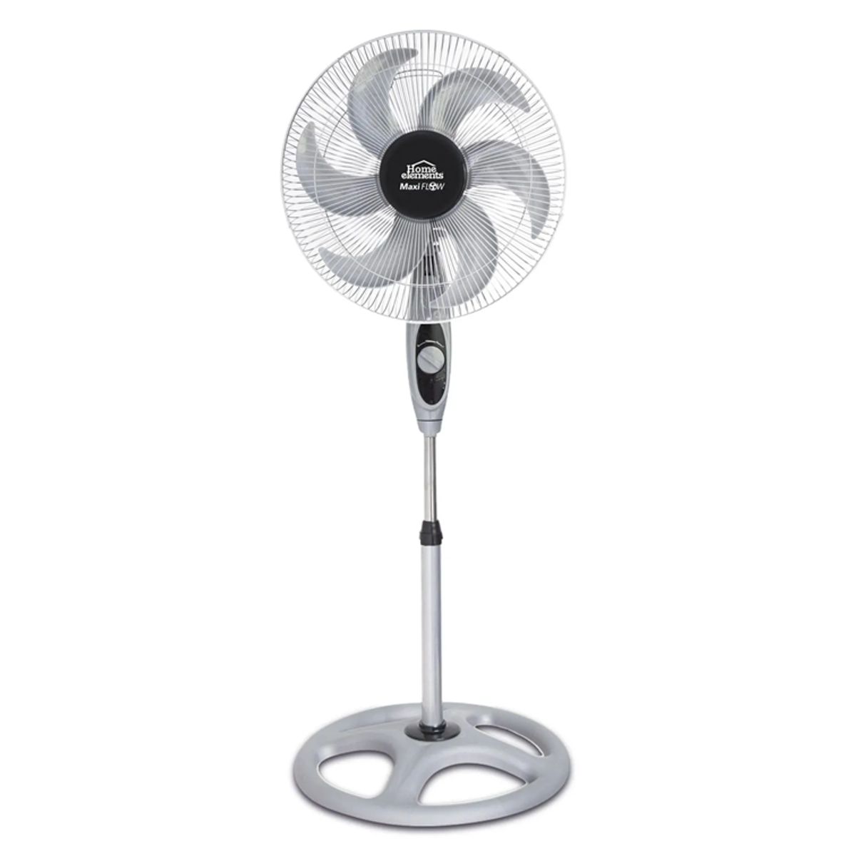 HOME ELEMENTS - Ventilador Home Elements MaxiFlow de Pedestal en Balinera Color Gris