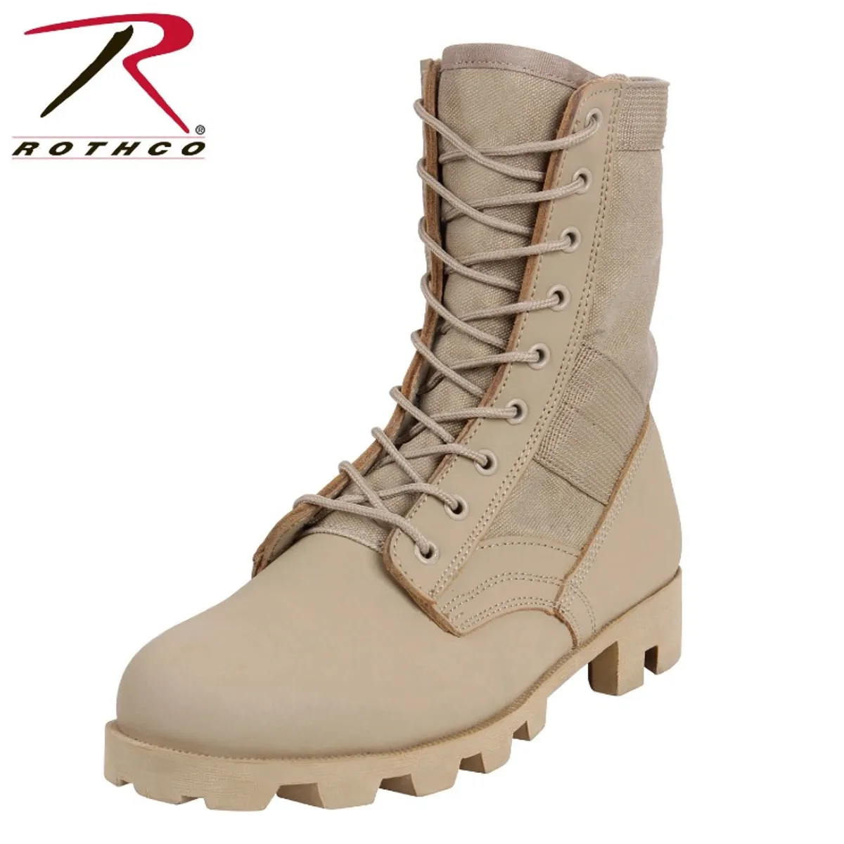 ROCKET - Botas clásicas militares DESERT Rothco 5909 suela "Panamá" bota  de 8".