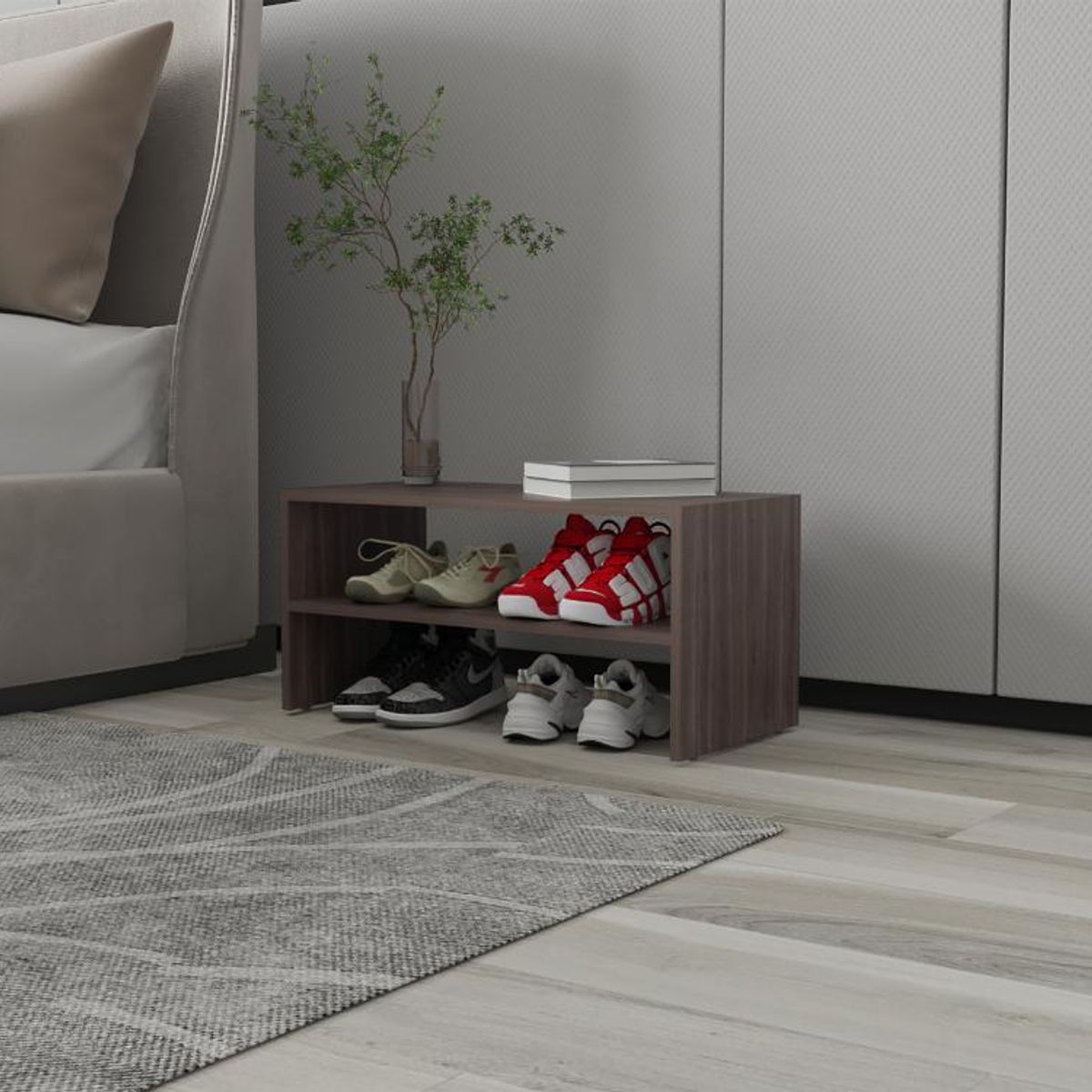 RTA DESIGN - Zapatero Apilable Silap, Milan, 6 pares