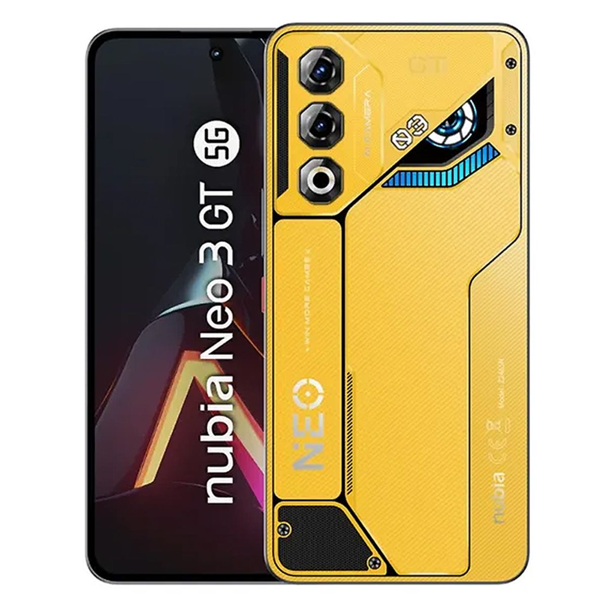 ZTE - Celular ZTE Blade NUBIA NEO 3 GT 5G 256GB 8GB RAM (Ampliable a 20GB) Amarillo