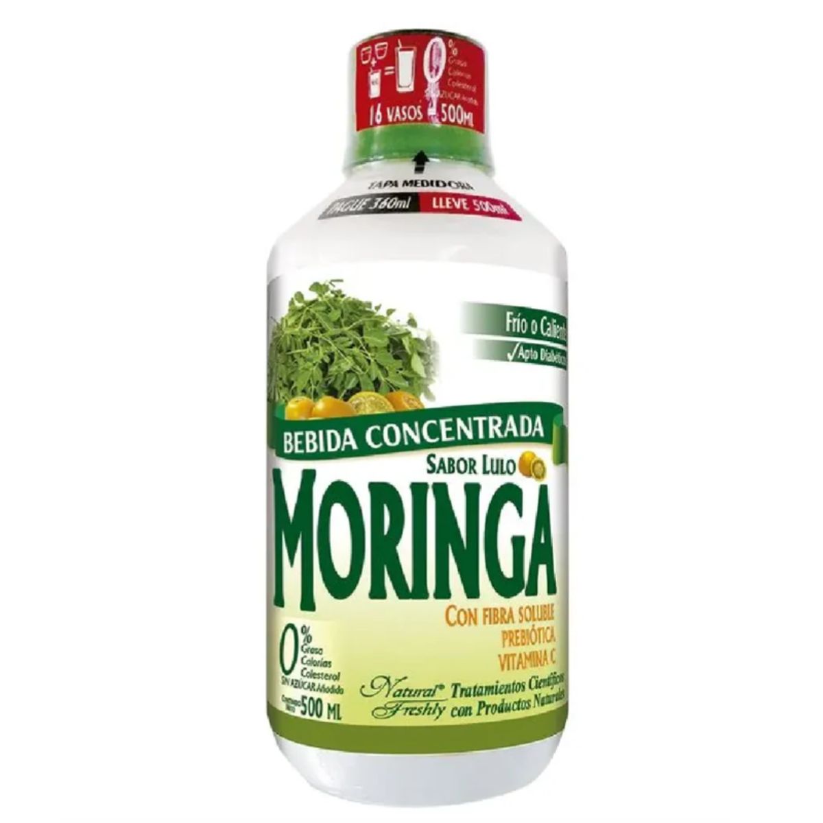 NATURAL FRESHLY - BEBIDA CONCENTRADA SABOR A LULO X 500 M.L./ MORINGA