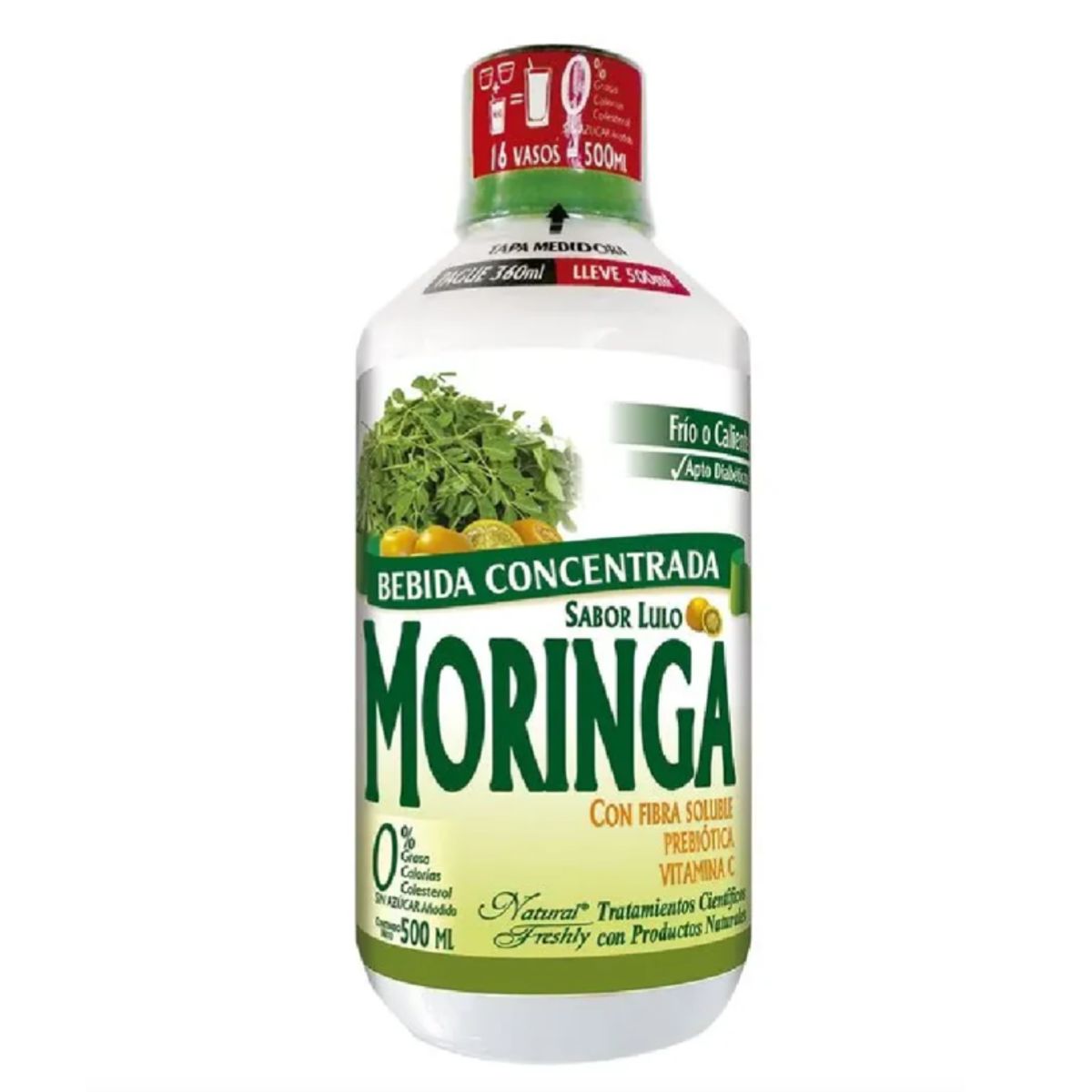 NATURAL FRESHLY - BEBIDA CONCENTRADA SABOR A LULO X 500 M.L./ MORINGA