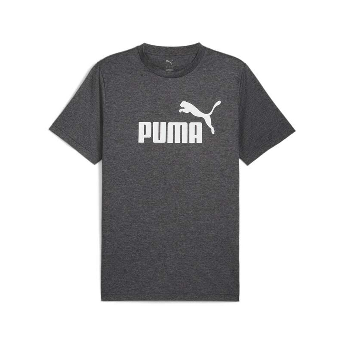 PUMA - Camisa Deportiva Puma Ess No.1 Logo Heather Gris Para Hombre