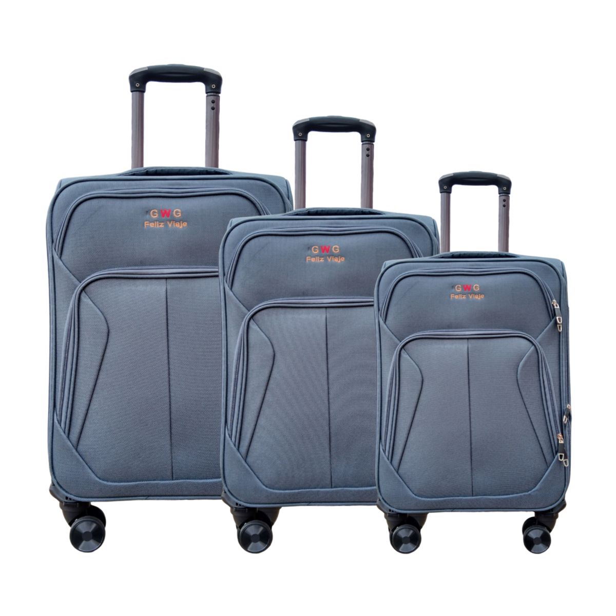 BIN COLOMBIA - Juego Set Maletas X3 202428 Pulg Bin M023 Gris