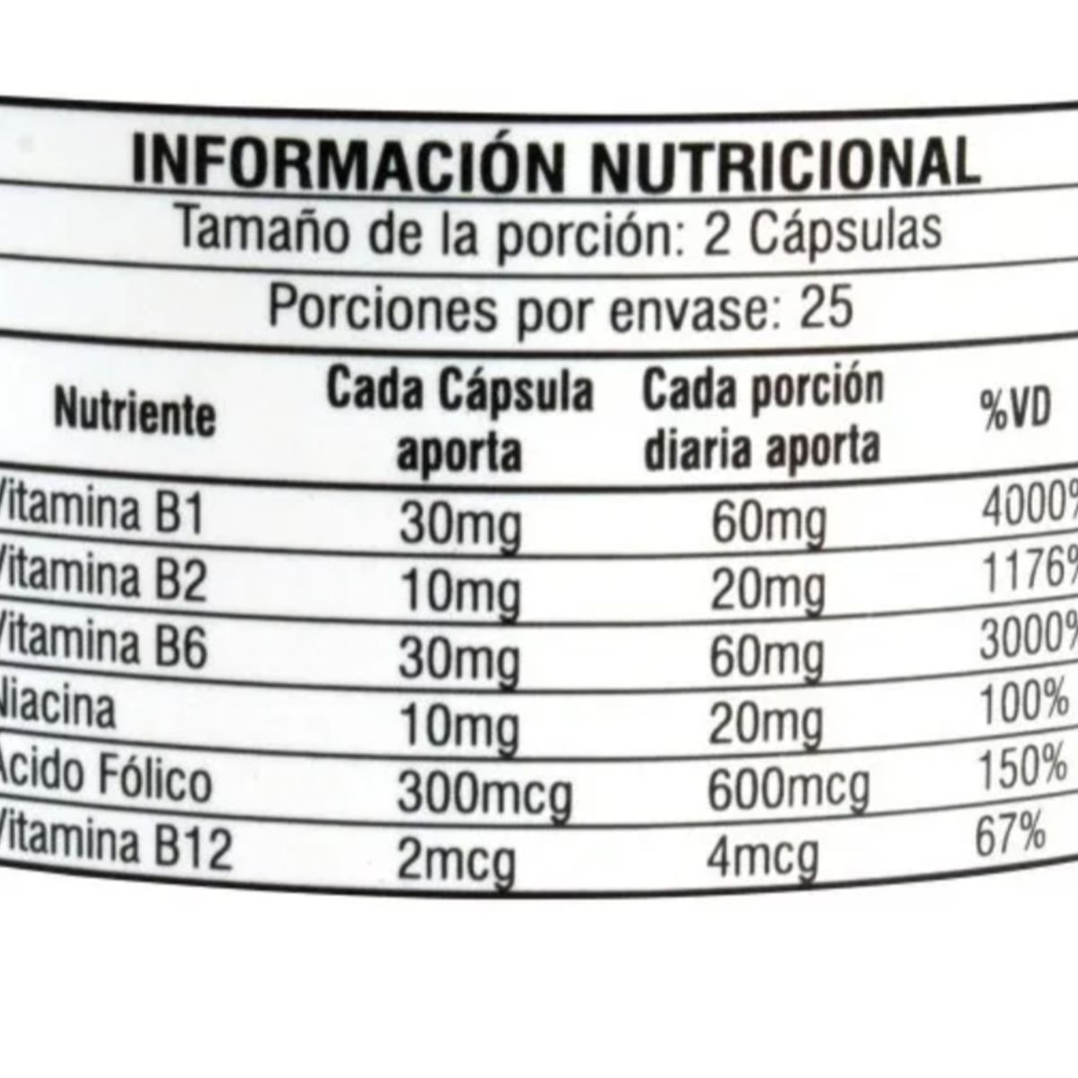 NATURAL FRESHLY - ALIMENTO CON COMPLEJO B X 50 UNIDADES.