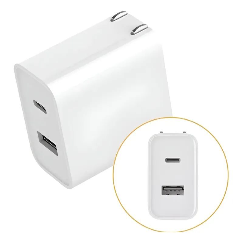 XIAOMI - Cargador Xiaomi 33W Doble Puerto USB-C + USB-A  Carga Rápida y Segura
