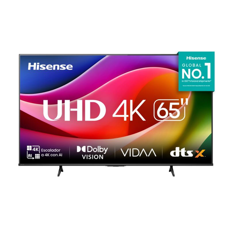 HISENSE - Televisor I Hisense I 65 I Pulgadas I LED I UHD I 4K I Smart I 65A5NV