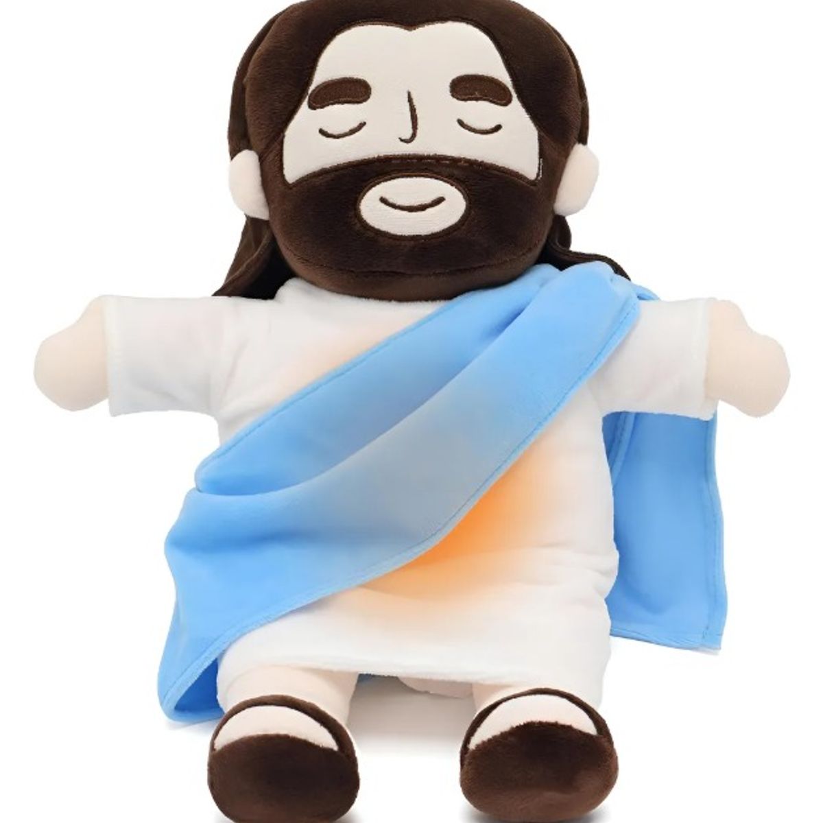 GENERICO - Peluche De Jesús Luminoso Con Efecto De Respiración Y Sonido