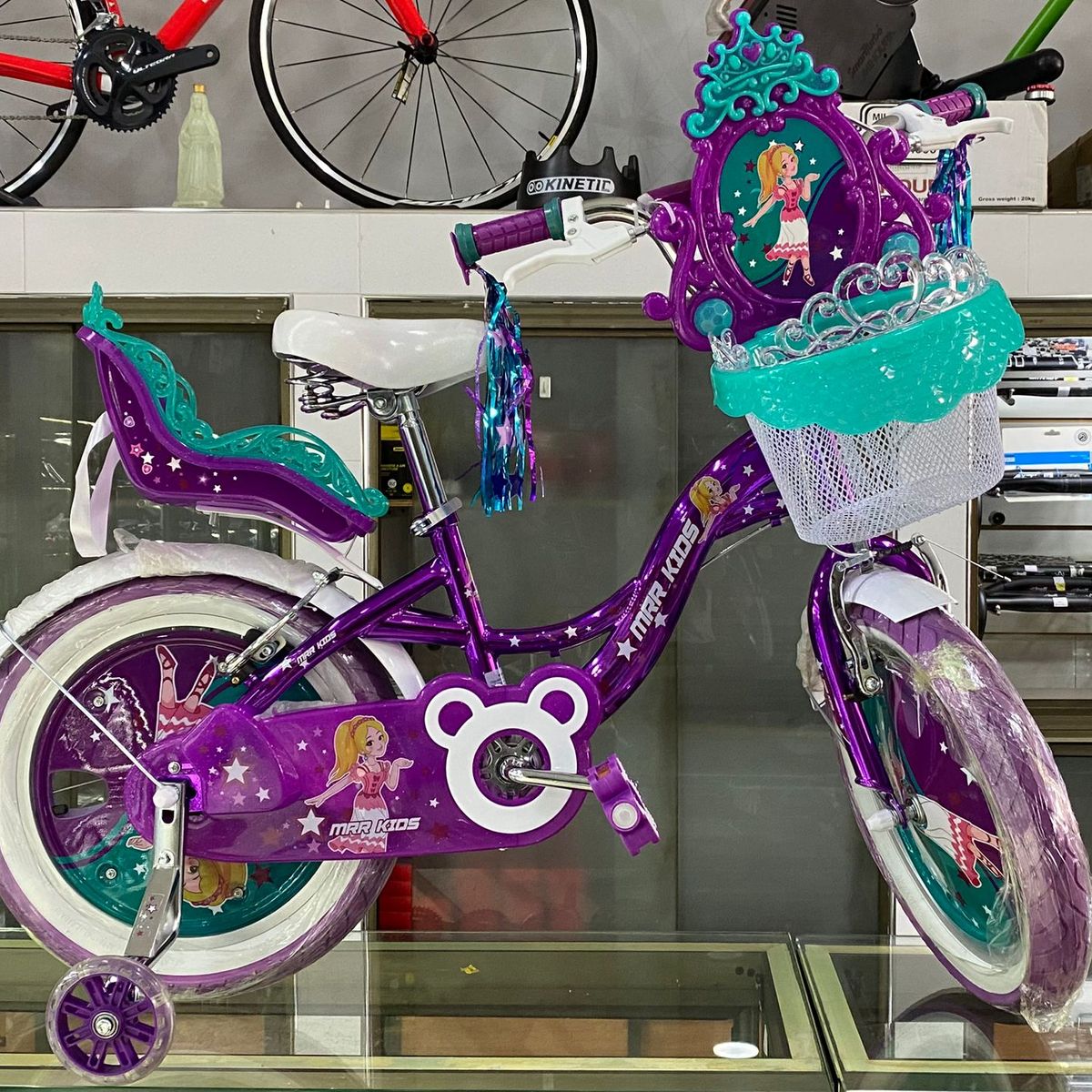 GENERICO - Bicicleta niña 16 musical y luces