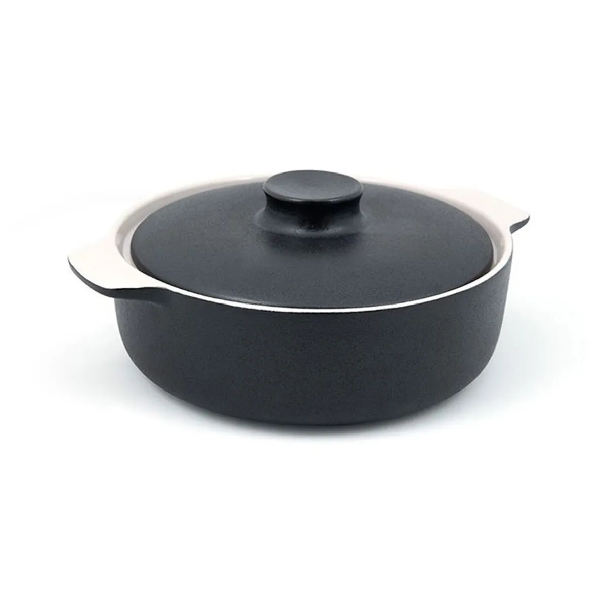 FOH - Olla Redondo Kiln® Ovenware con tapa - 74 oz - Pack de 2