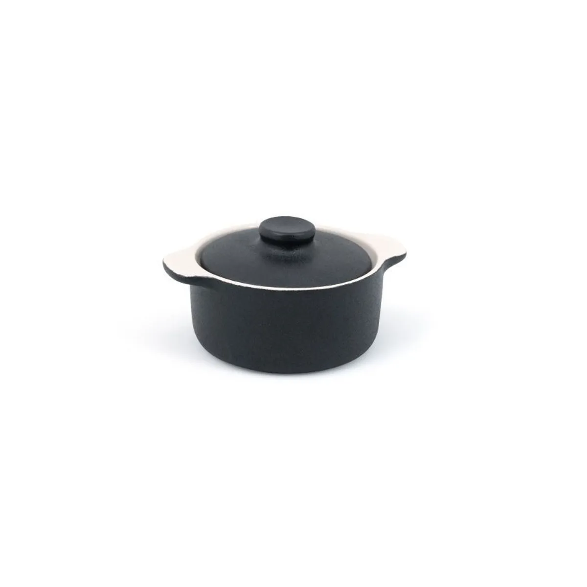 FOH - Olla Redondo Kiln® Ovenware 16 oz con Tapa - Pack de 12 pcs
