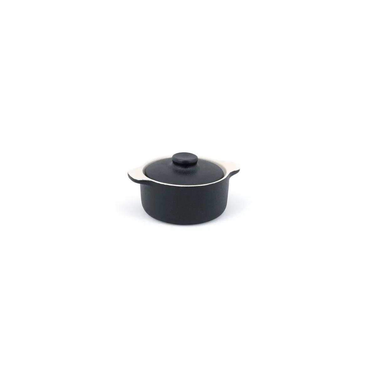 FOH - Olla Redondo Kiln® Ovenware 16 oz con Tapa - Pack de 12 pcs