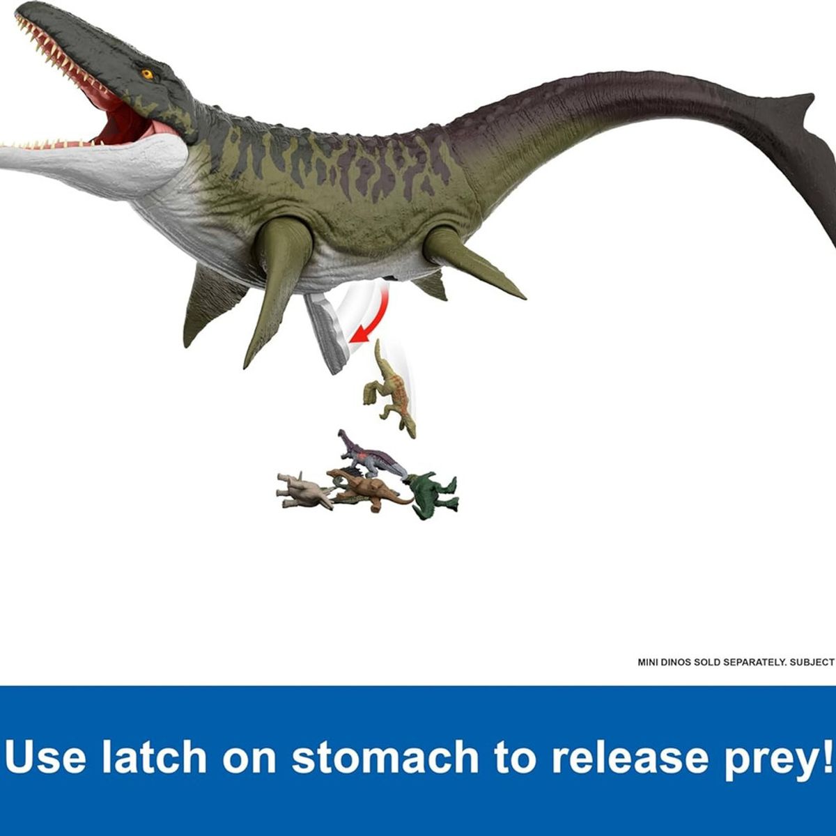 JURASSIC WORLD - Dinosaurio Super Colossal Mosasaurus Jurassic World Rebirth