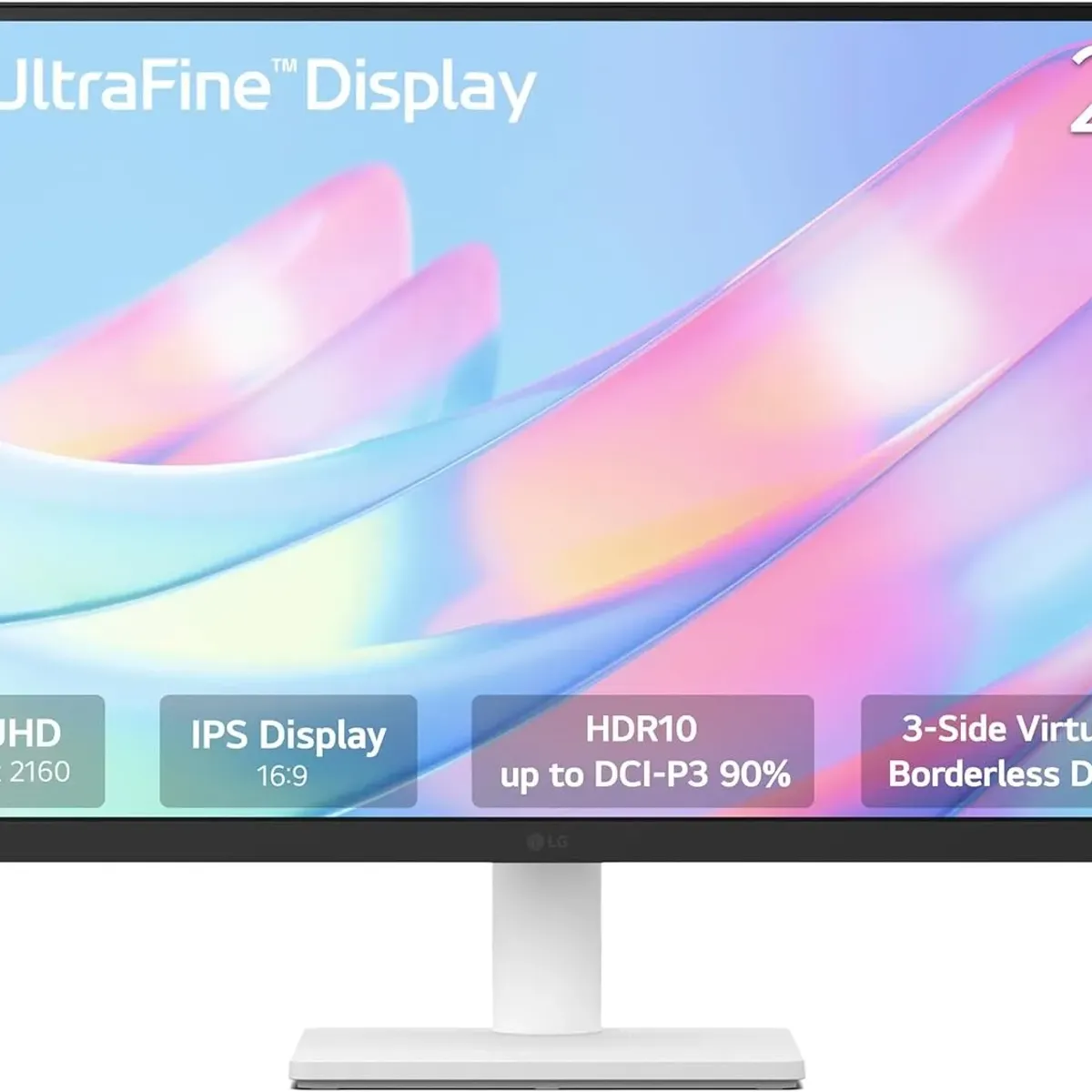 LG - Monitor LG 27US500-W ultrafino 27pulg HDR10