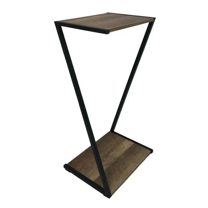GENERICO - Mesa Auxiliar Dos Niveles Decorativa Moderna Refalicante