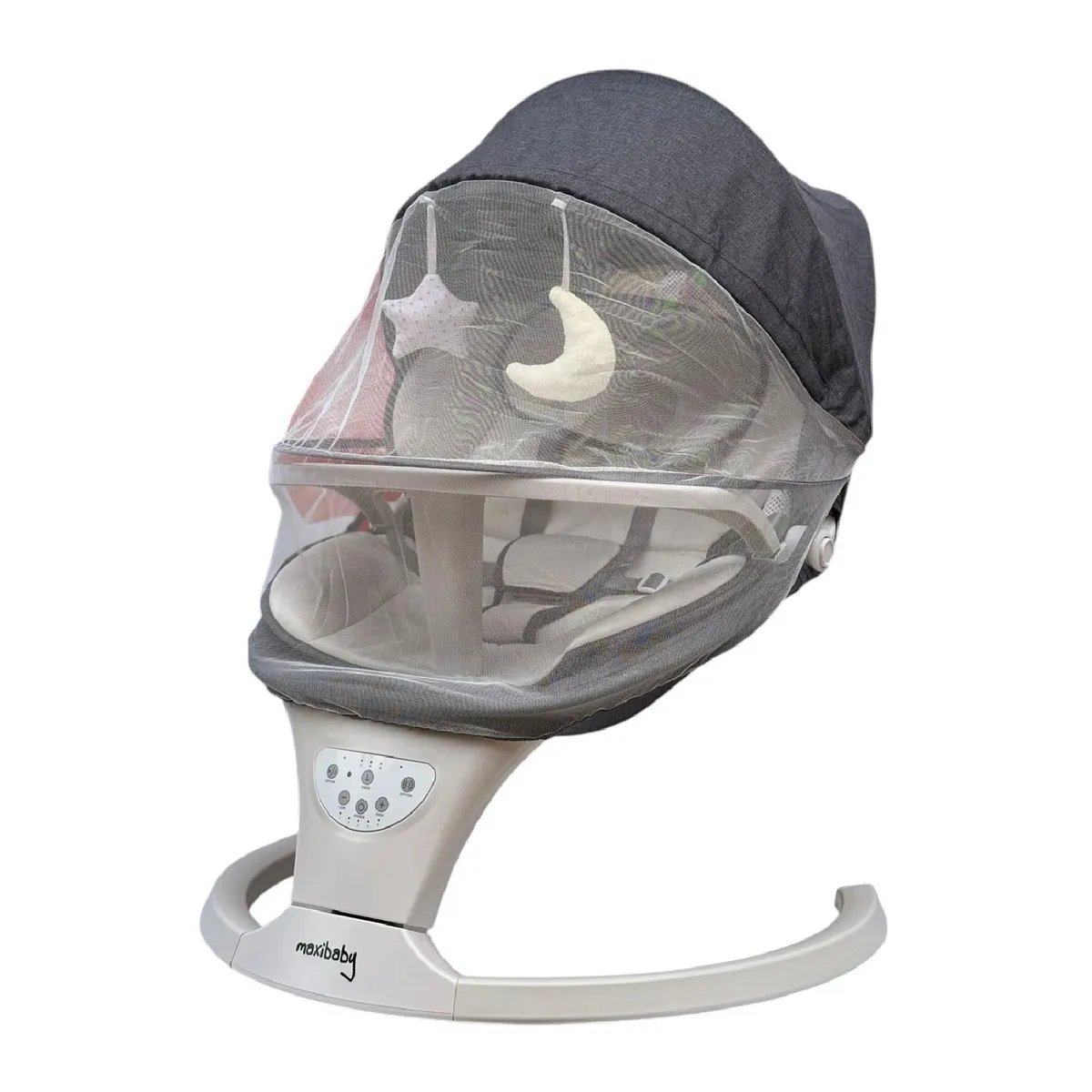 MAXIBABY - Silla Mecedora Musical Electrica Control Remoto Para Bebe