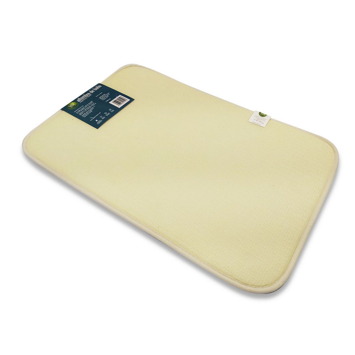 URUYEN - Alfombra Baño 40X60 cm Memory Foam Color Beige Marca Uruyen