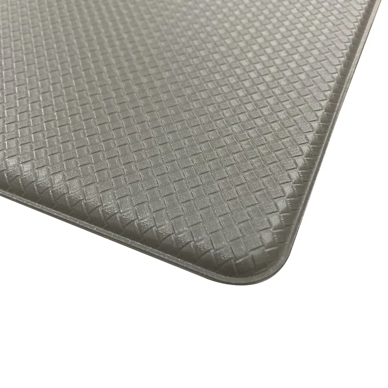 URUYEN - Alfombra Antifatiga PVC 12mm 50X80cm Color Gris Marca Uruyen