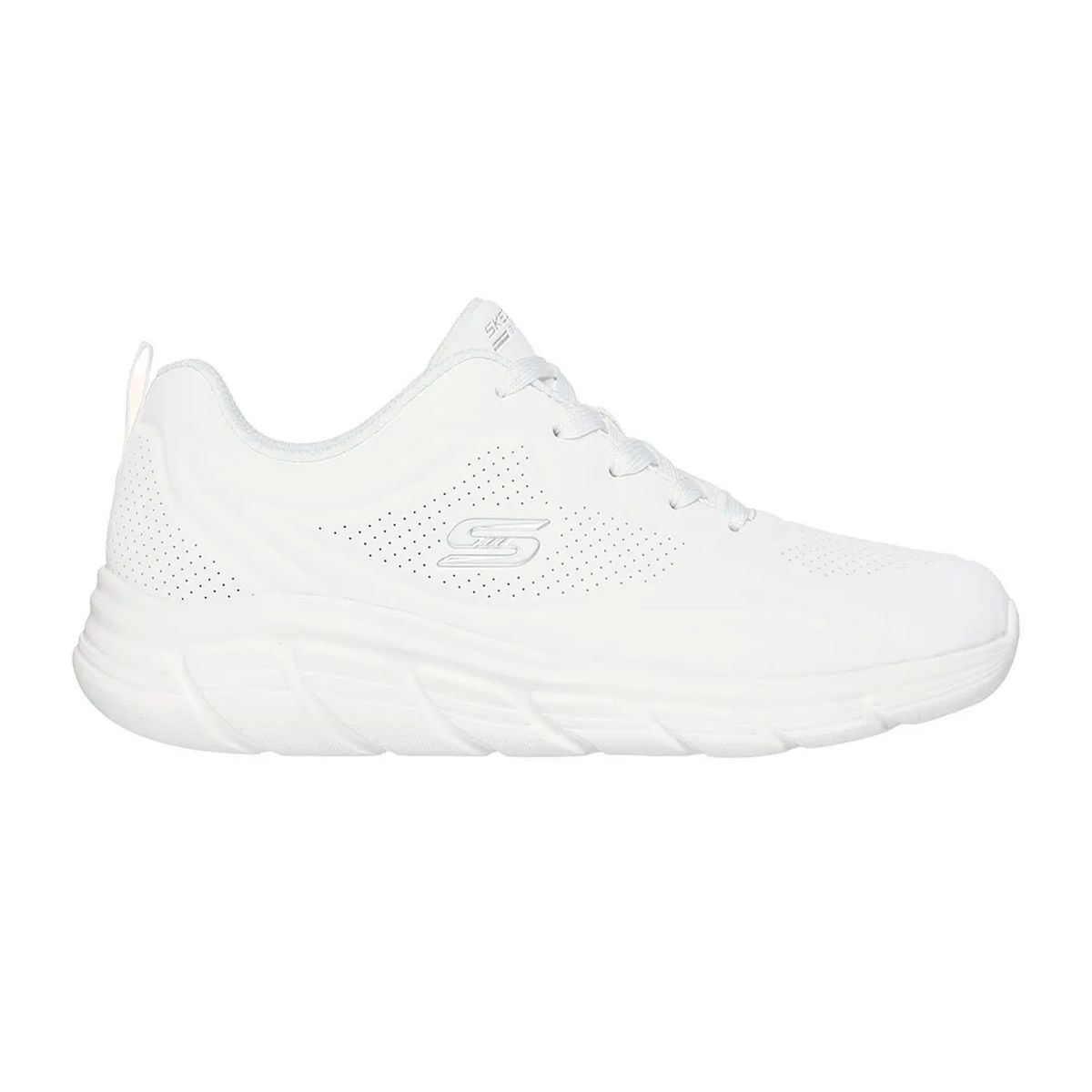 SKECHERS - Tenis Skechers Blanco Mujer  Bobs B Flex Lo Cool Ease White 117715-W