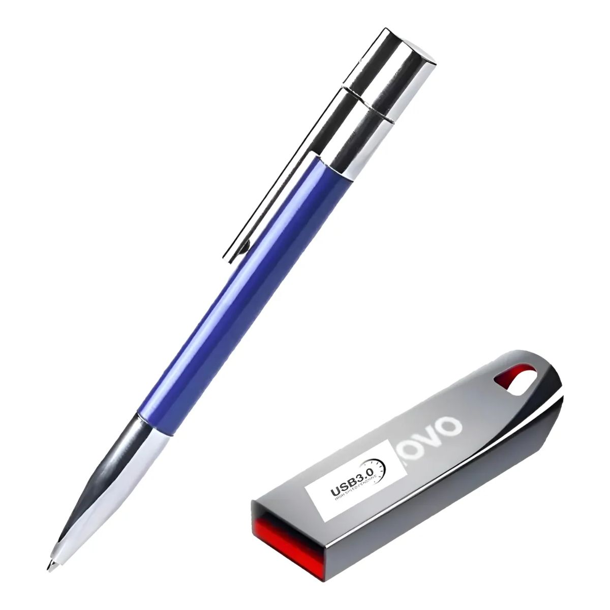 GENERICO - Memoria Usb de 2 Tb  y Esfero memoria 3.0 Metalico