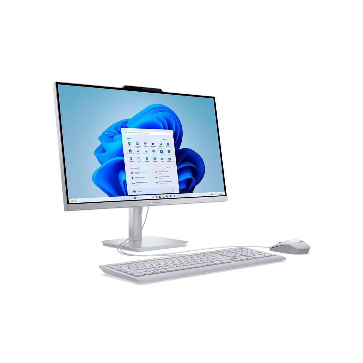 LENOVO - Aio Lenovo A100  238′ FHD  Intel i3-N305  16GB RAM 512GB SSD  Blanco
