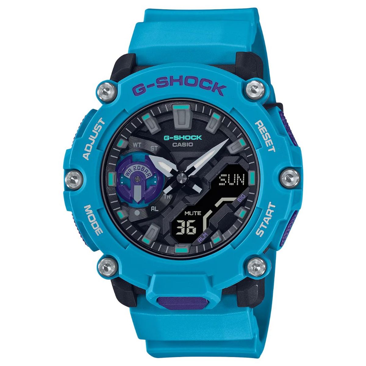 CASIO - Reloj Casio G-SHOCK GA-2200-2A Diseño Deportivo