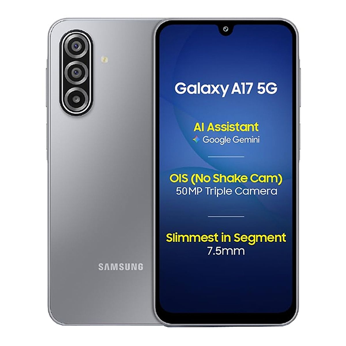 SAMSUNG - Celular Samsung A17 5G 256GB 8GB Gris