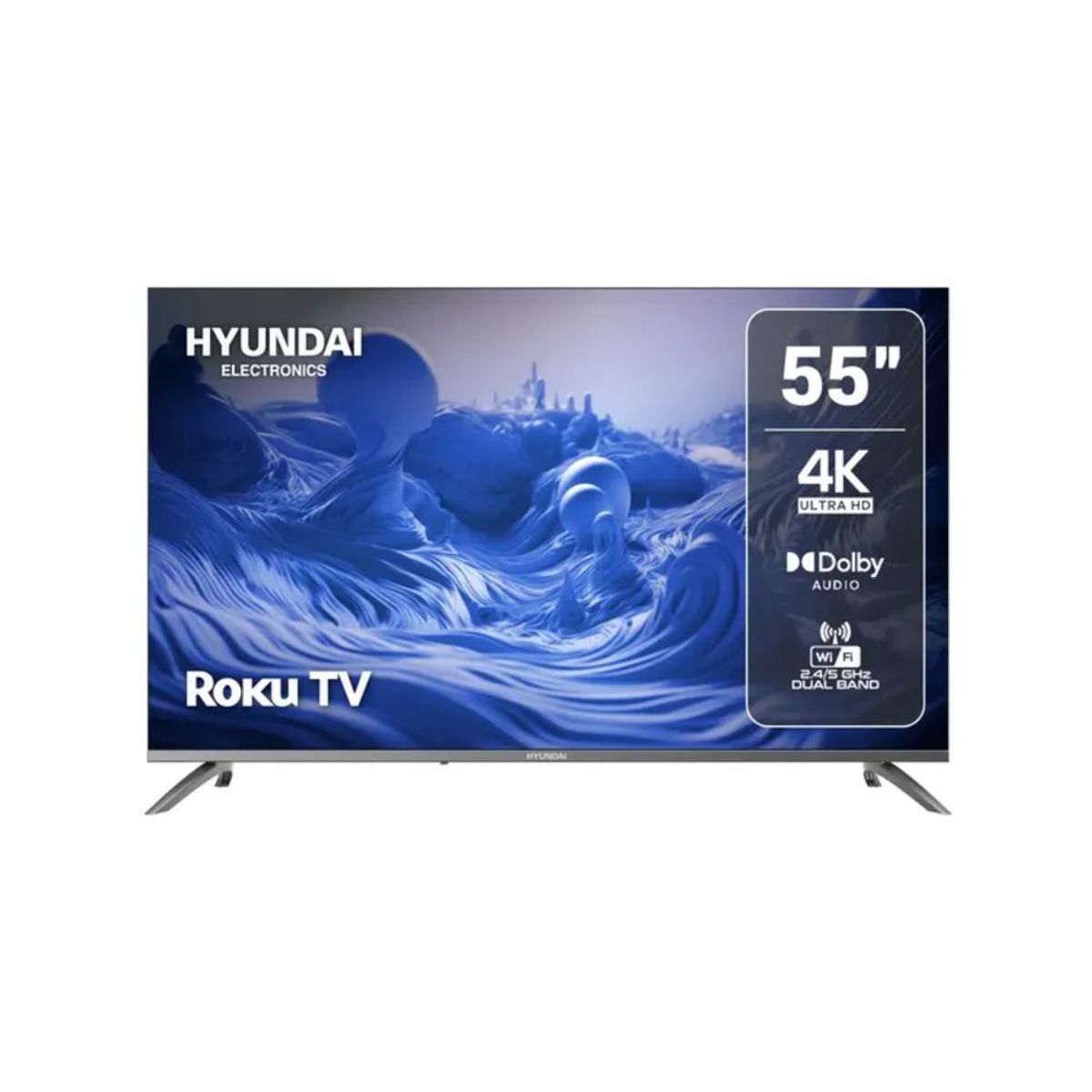 HYUNDAI - TV HYUNDAI 55 Pulgadas HYLED5527R4KM 4K-UHD LED Smart TV Roku