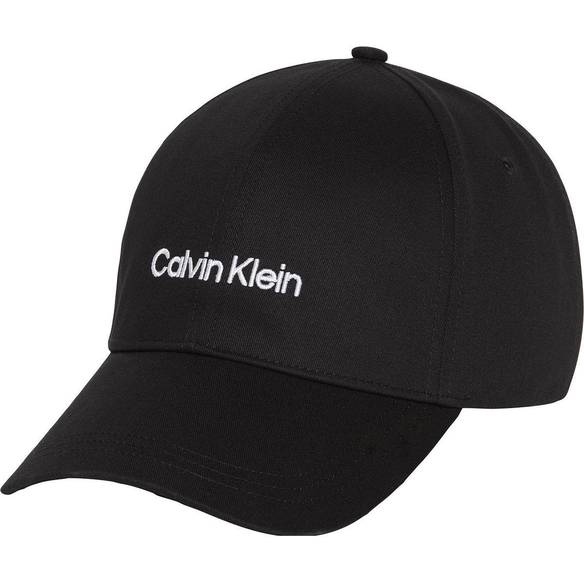 CALVIN KLEIN - Gorra negra con logotipo bordado Calvin Klein