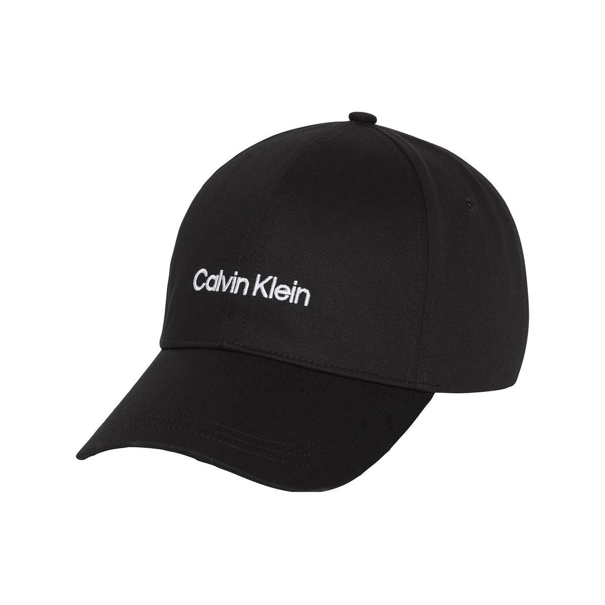 CALVIN KLEIN - Gorra negra con logotipo bordado Calvin Klein