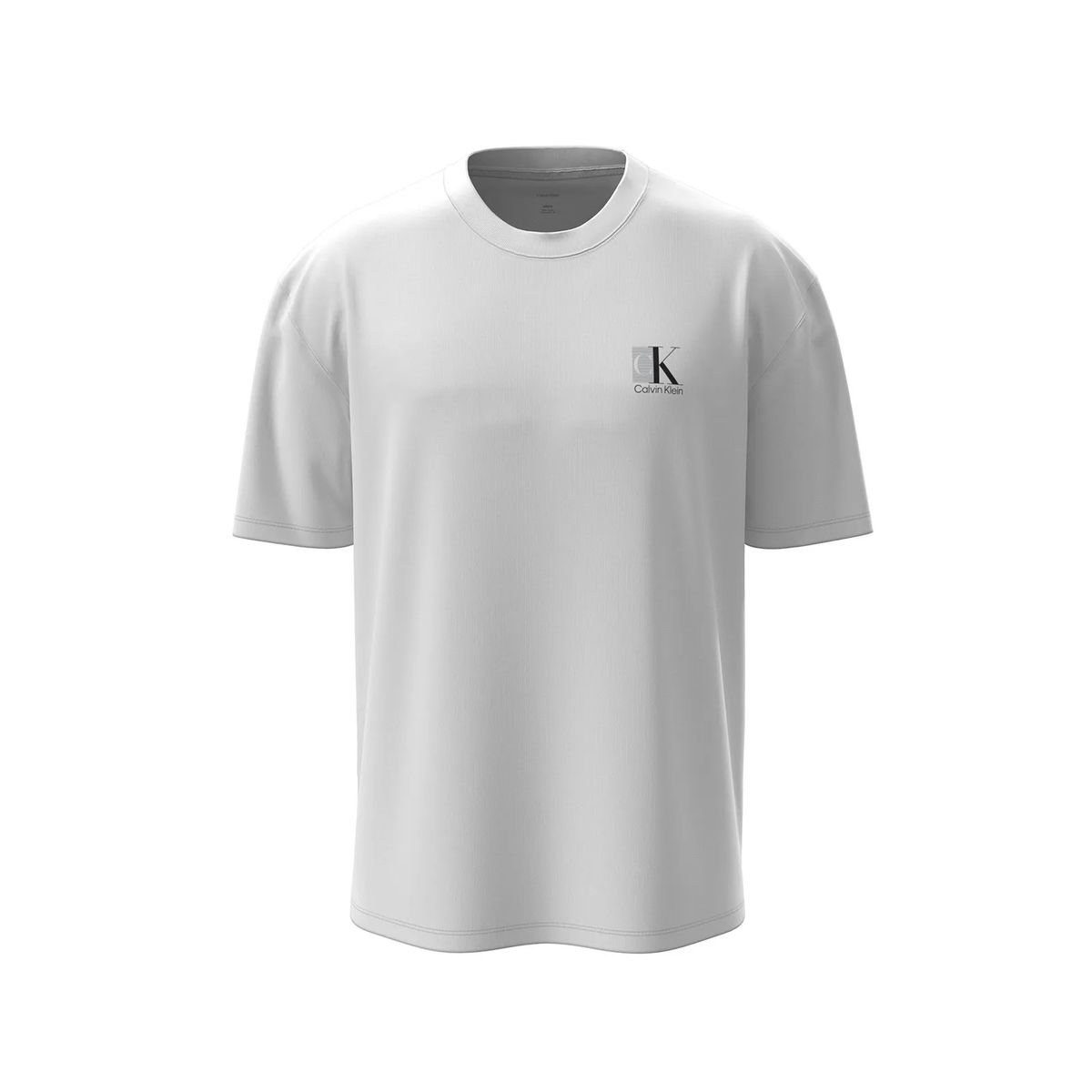 CALVIN KLEIN - Camiseta blanca sport con monograma Calvin Klein