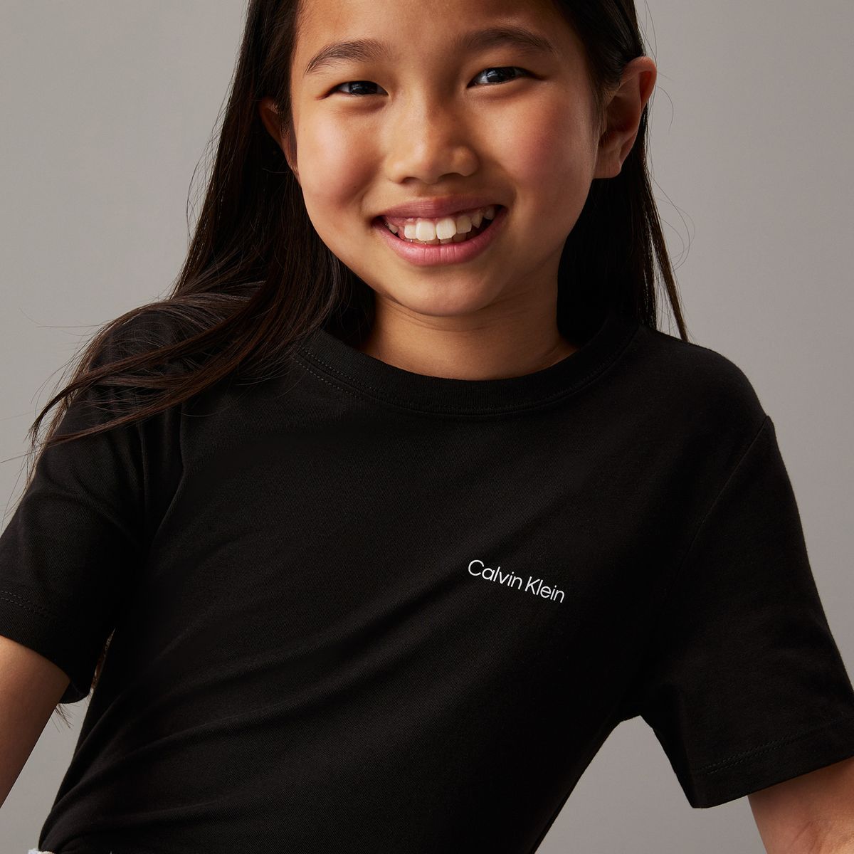 CALVIN KLEIN - Camiseta negra infantil Calvin Klein