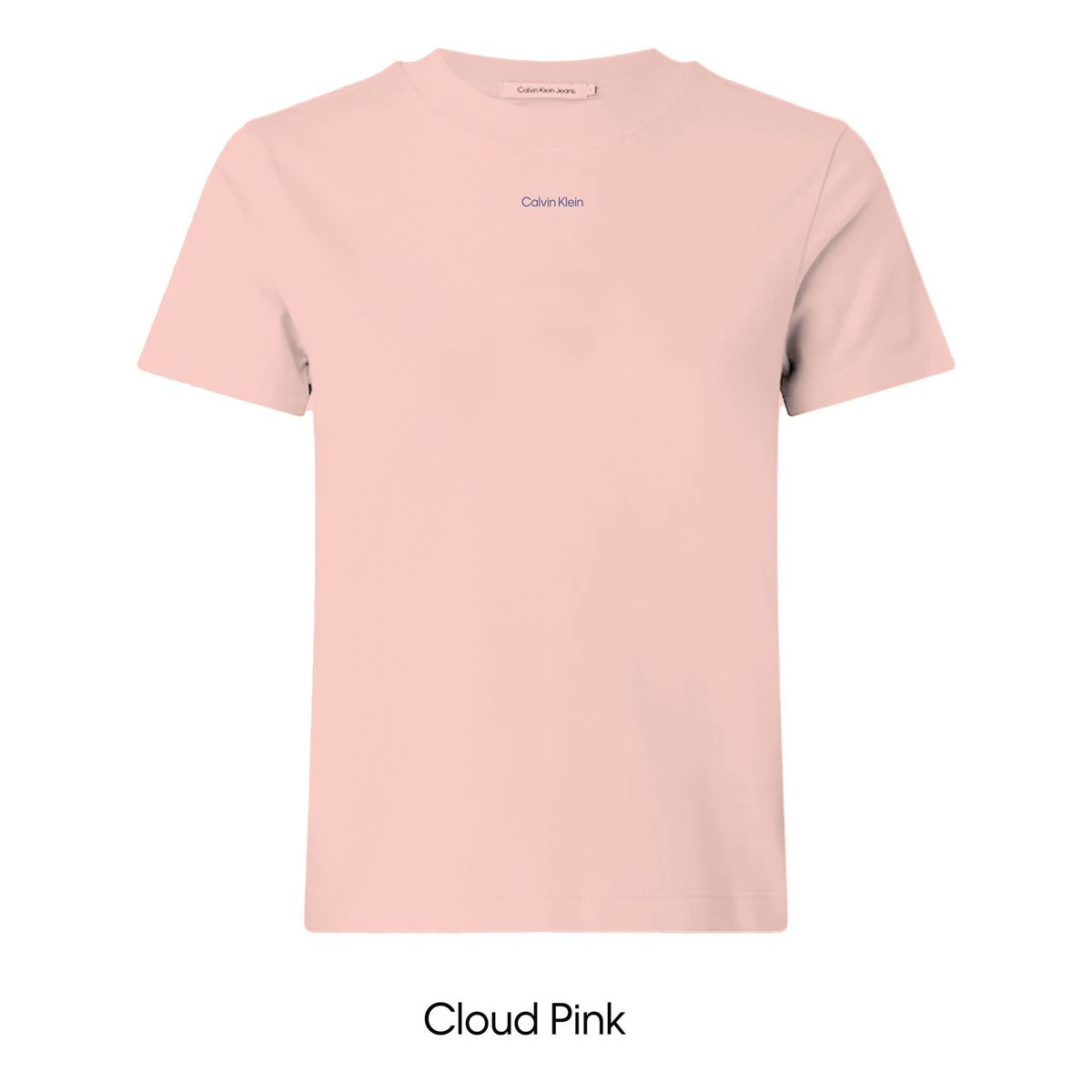 CALVIN KLEIN - Camiseta rosa manga corta 20s classic logo Calvin Klein