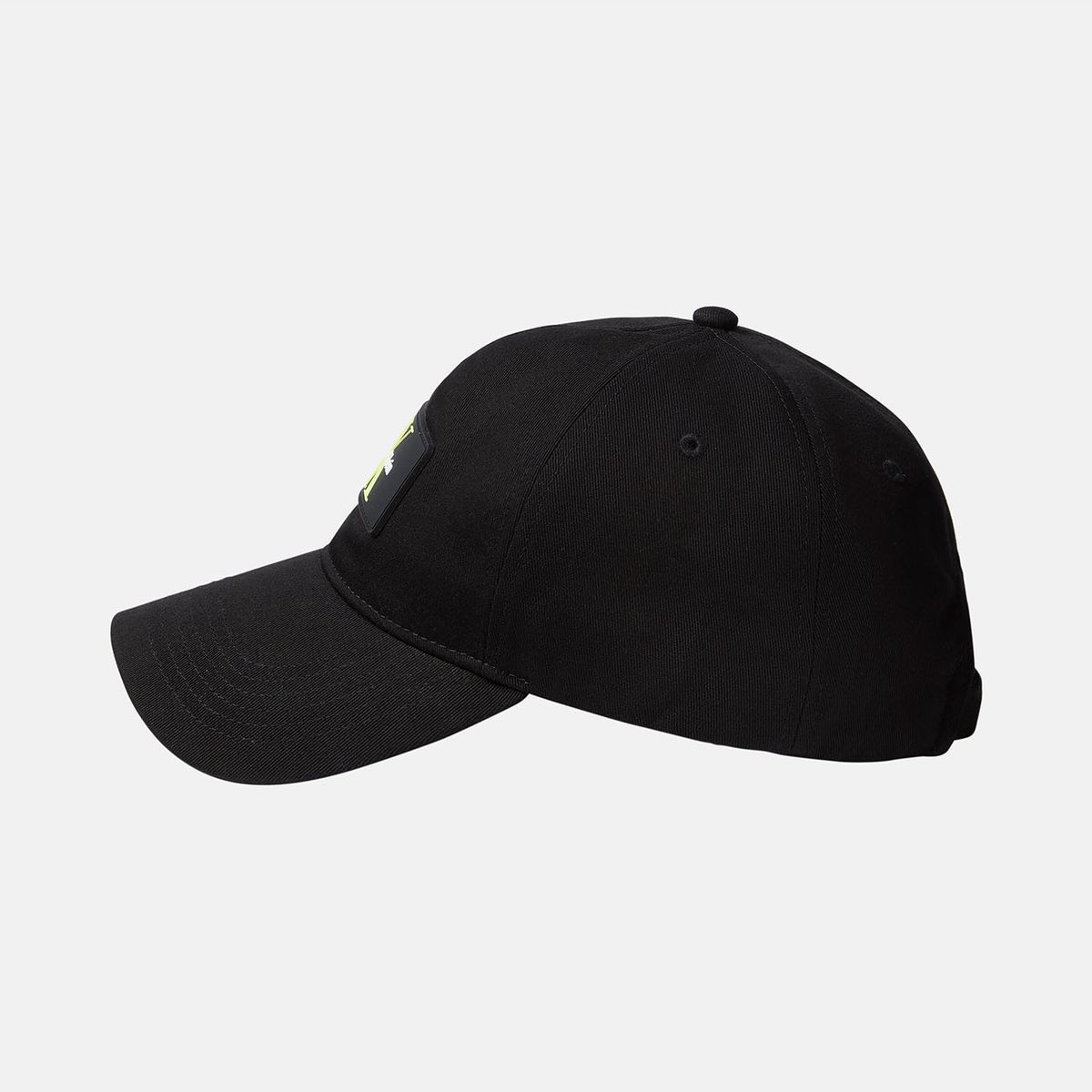 CALVIN KLEIN - Gorra negra de algodón con parche Calvin Klein