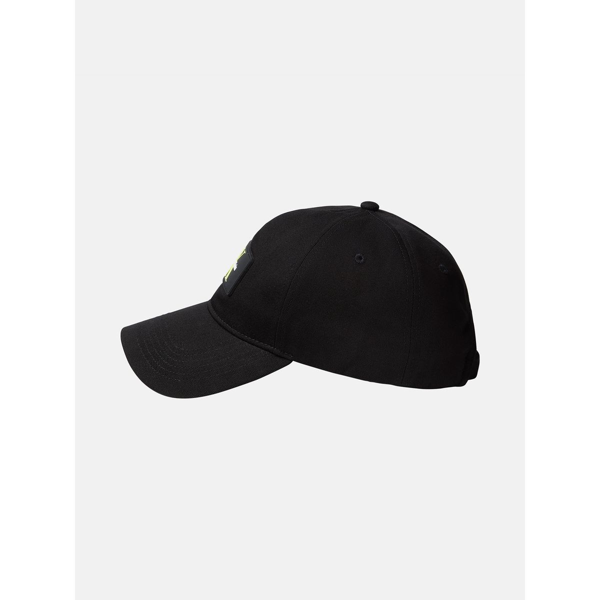 CALVIN KLEIN - Gorra negra de algodón con parche Calvin Klein