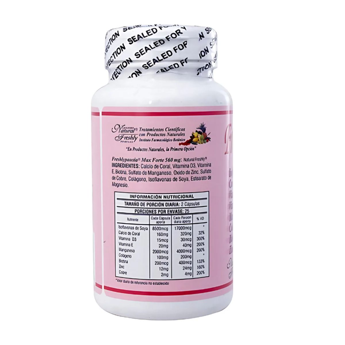 NATURAL FRESHLY - ISOFLAVONAS DE SOYA X 50 UNIDADES/ FRESHLYPAUSIA FORTE.