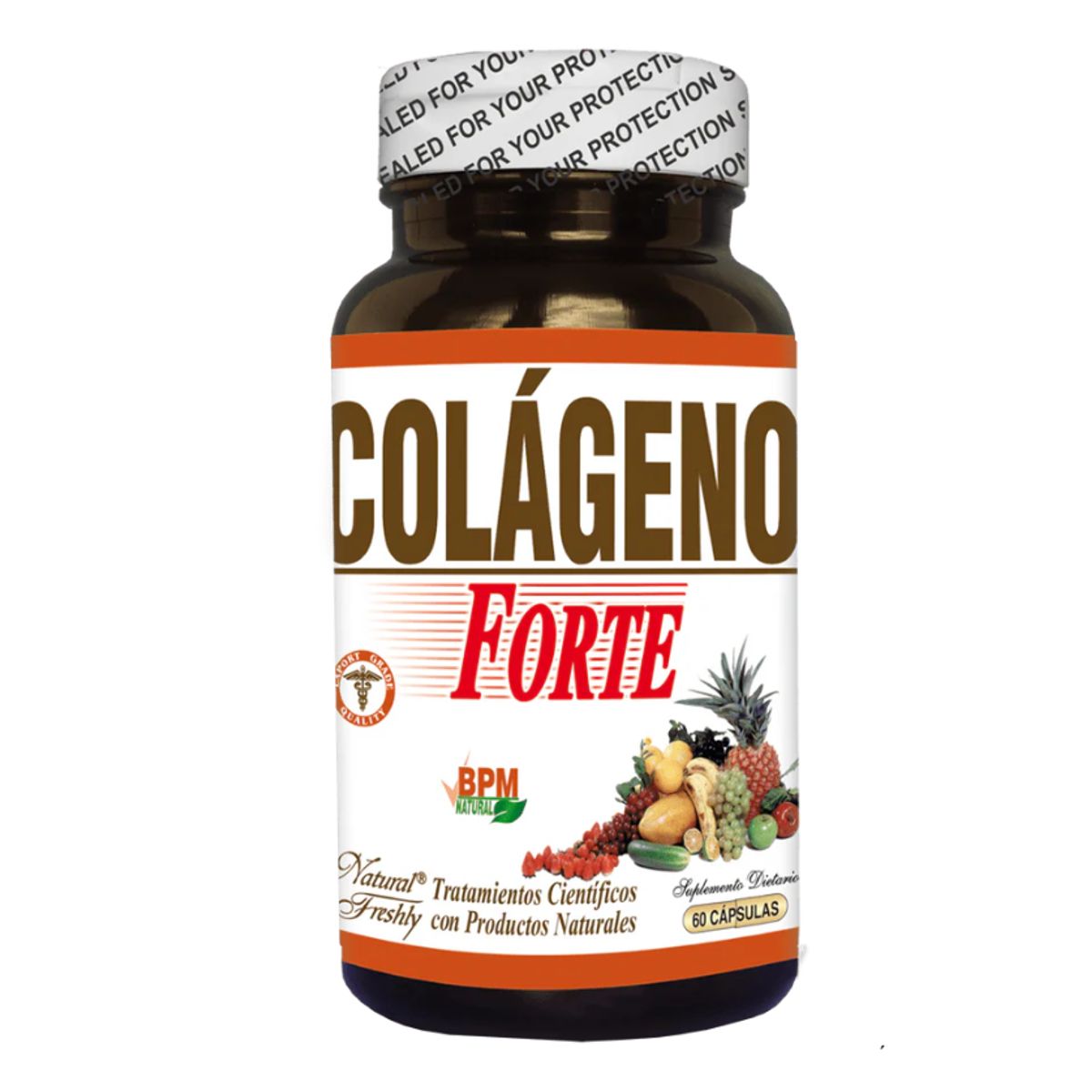 NATURAL FRESHLY - COLAGENO FORTE/ SUPLEMENTO X 60 UNIDADES/ NATURAL FRESHLY