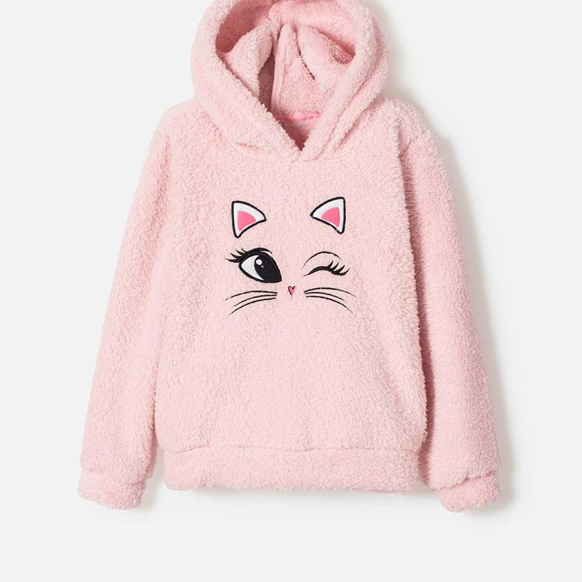 MIC - Buzo de Mic con capucha rosa para niña