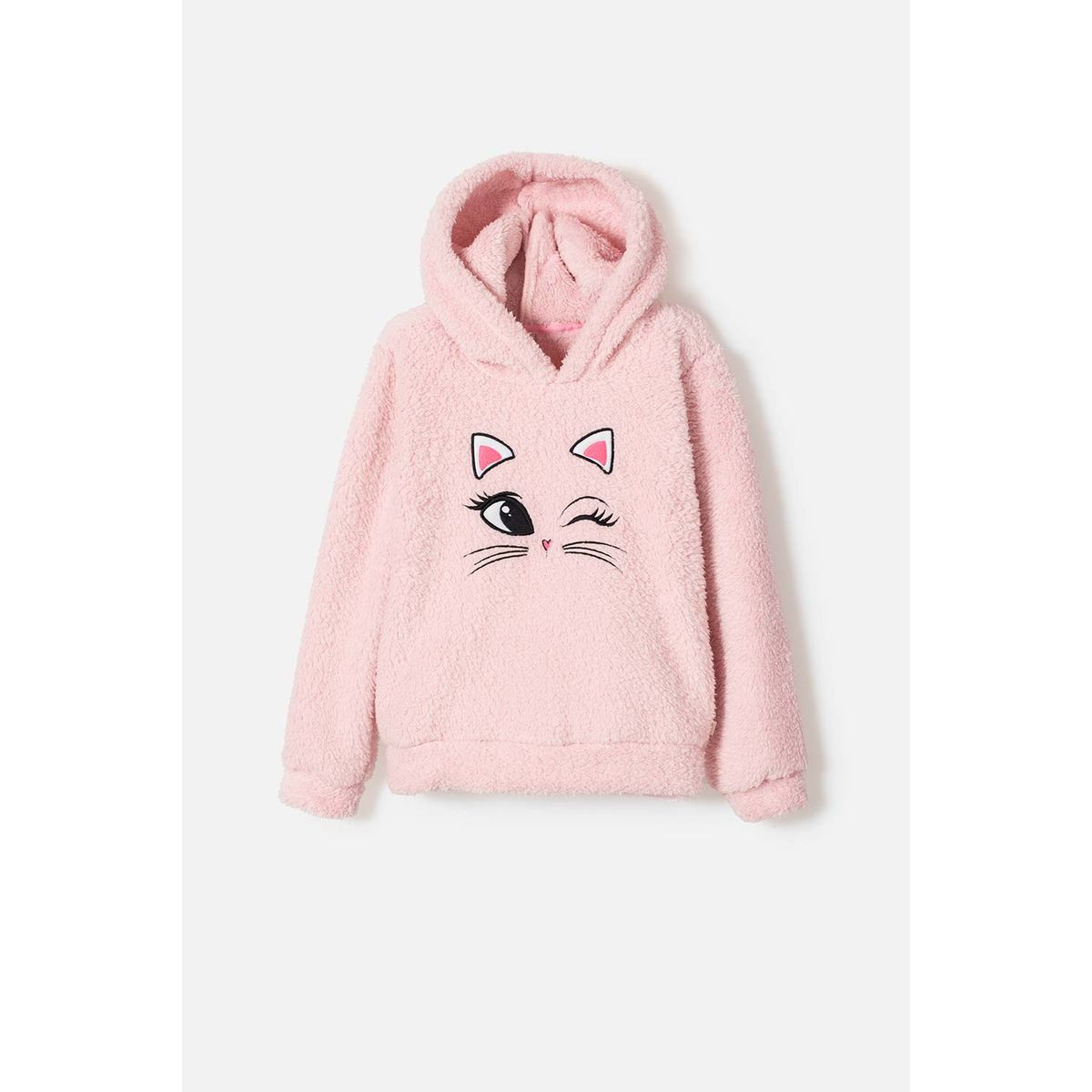 MIC - Buzo de Mic con capucha rosa para niña