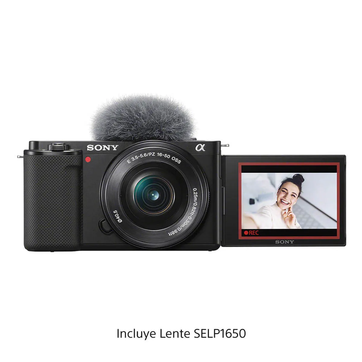SONY - Cámara de lente intercambiable Vloggers ZV-E10K