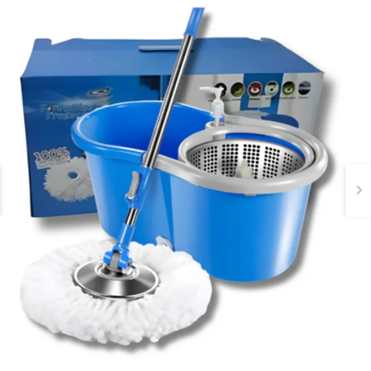 GENERICO - Trapero De Cubo Giratorio Mop360 + Repuesto