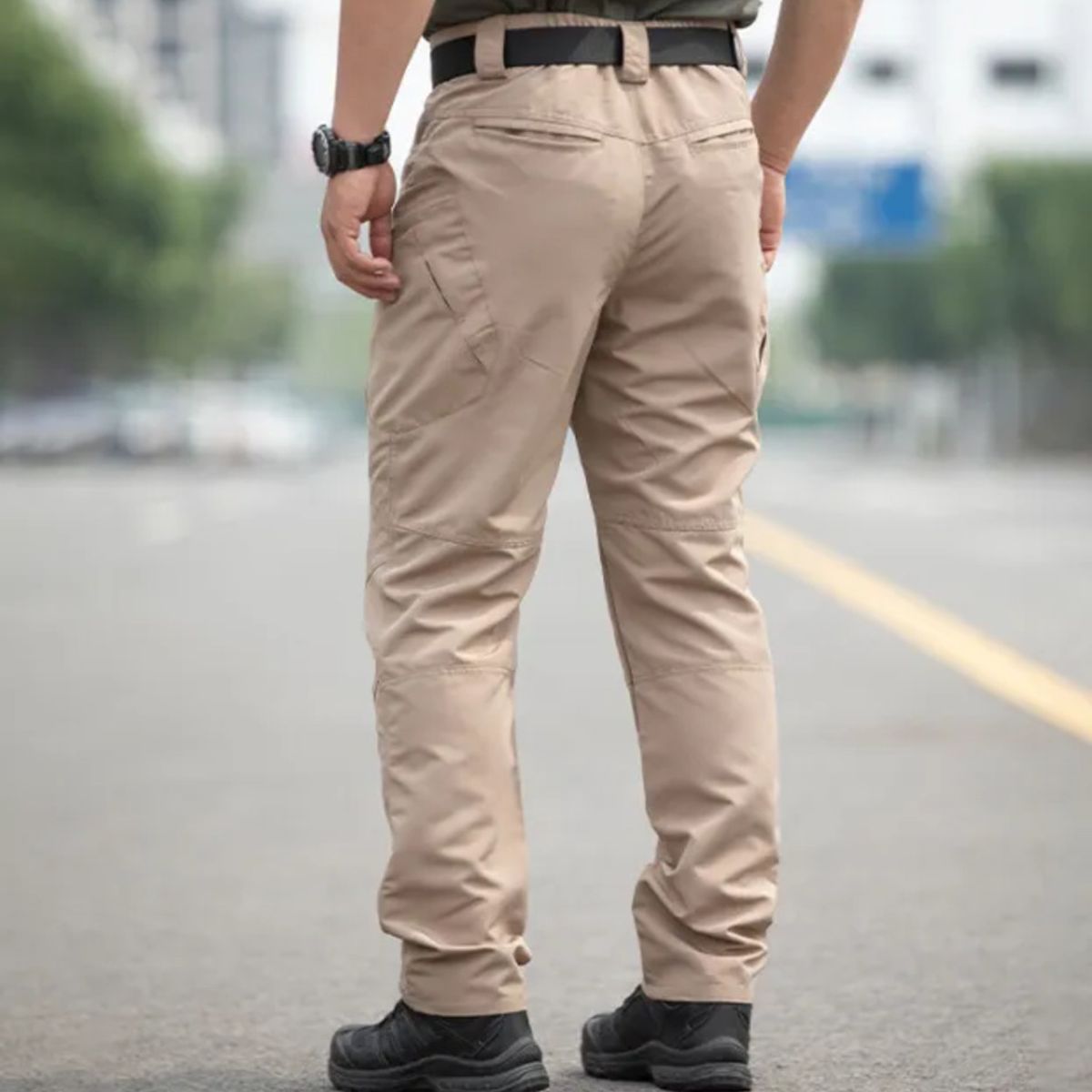 ABC - Pantalon tactico militar camuflada lx9 multibolsillos resistentes AAA