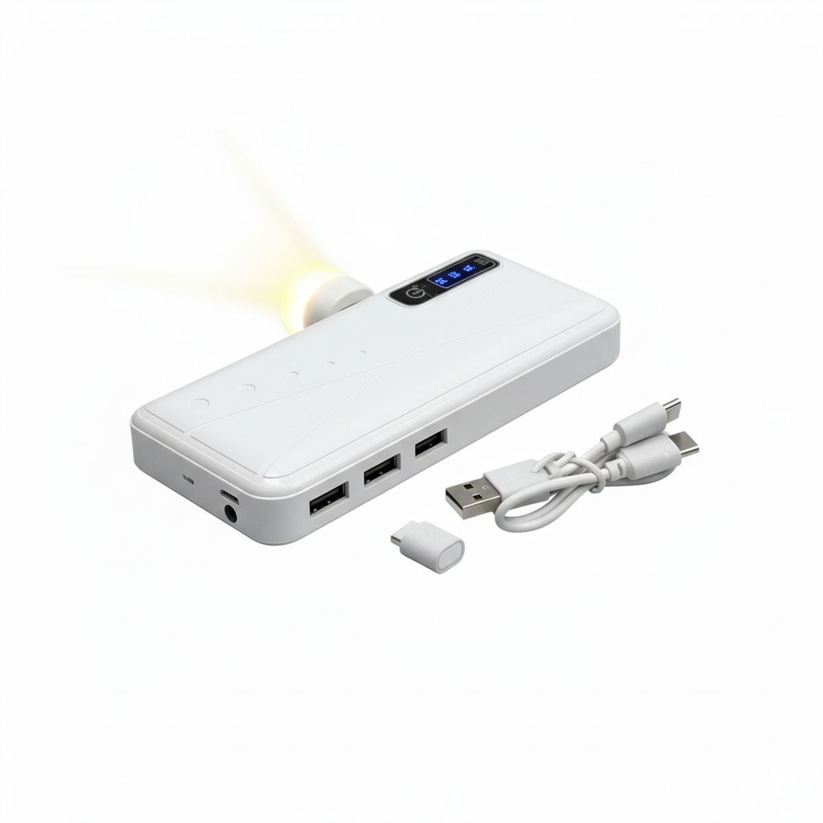 GENERICO - Power Bank 30.000mAH 3 Puertos USB