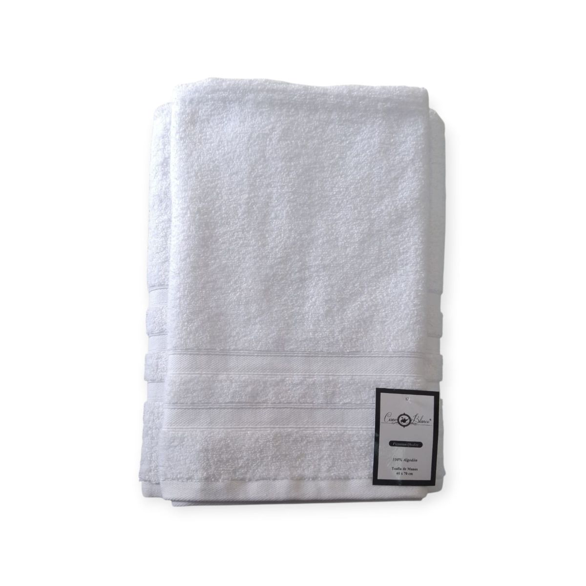 CISNE BLANCO - Set X2 Toallas Cisne Blanco 100% Algodón 550gr - Cuerpo Y Manos