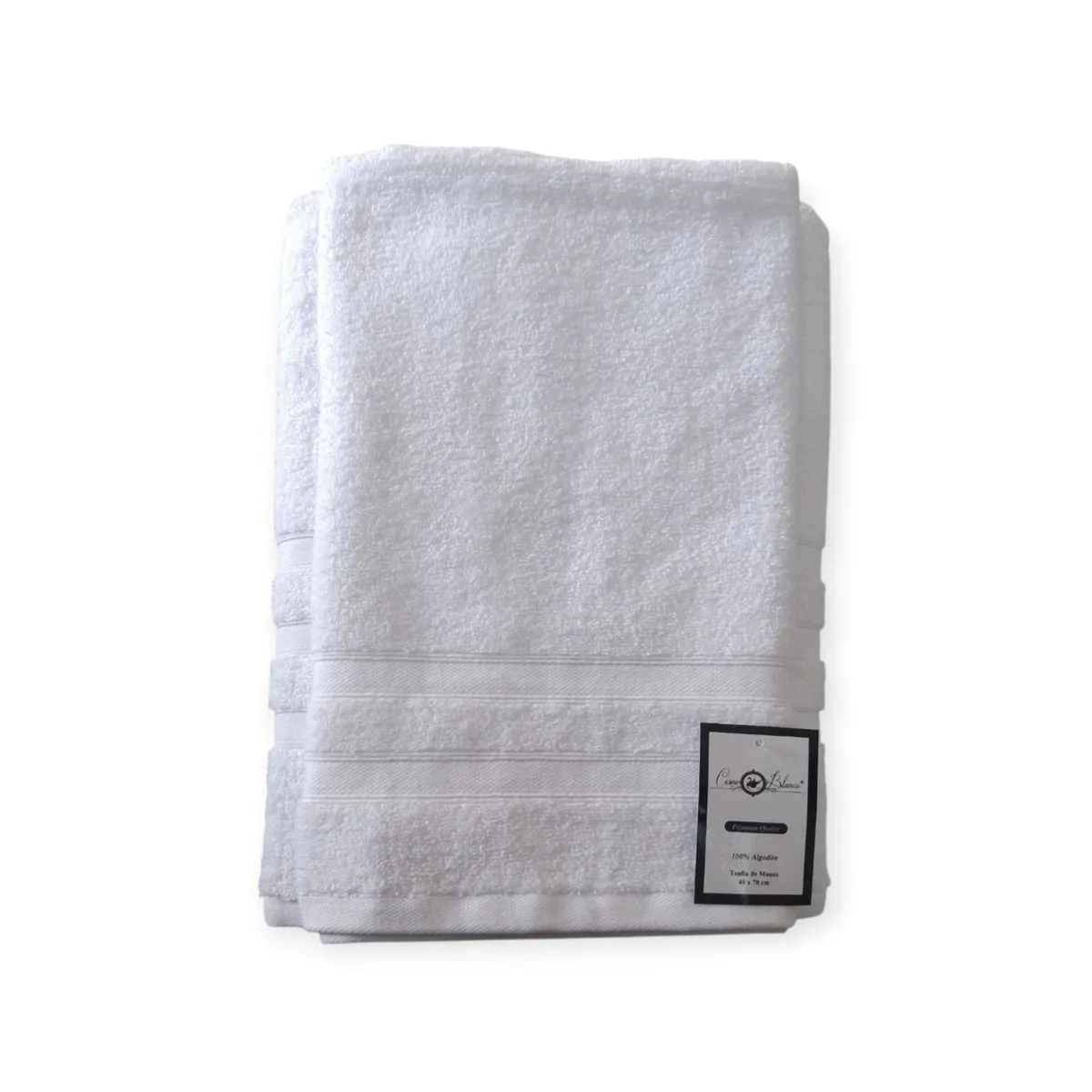 CISNE BLANCO - Set X2 Toallas Cisne Blanco 100% Algodón 550gr - Cuerpo Y Manos