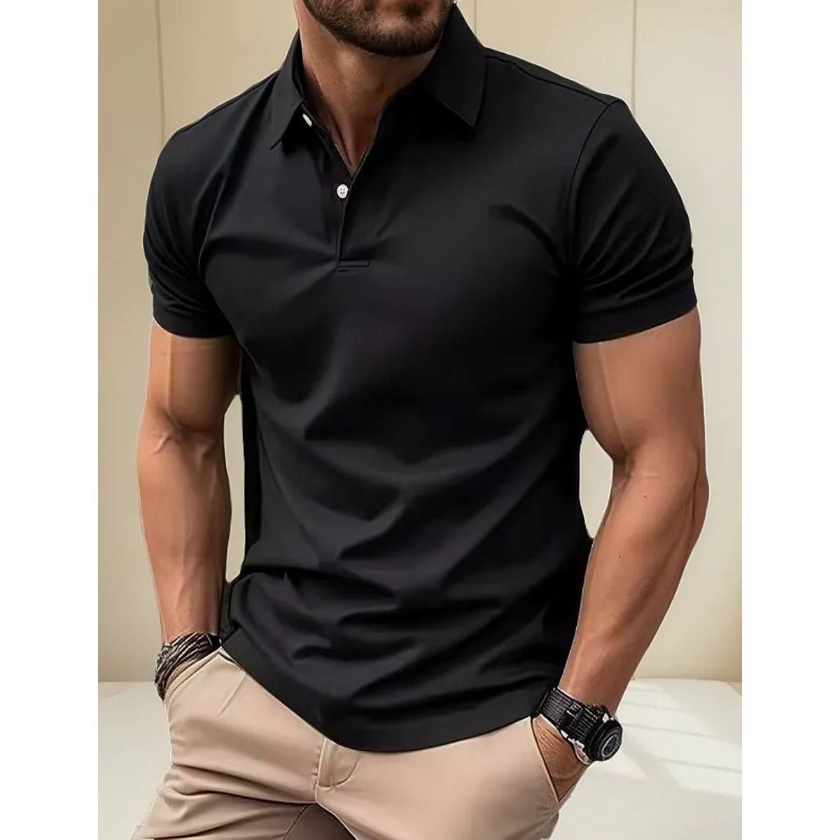 ABC - Camiseta Polo hombre Varios Colores algodon frescas